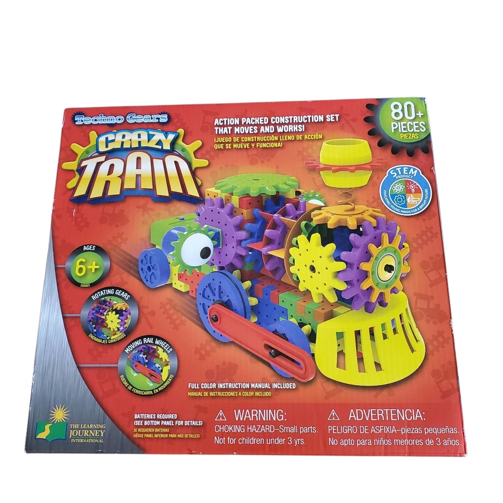 Techno Gears‎ Crazy Train Construction Set The Learning Journey STEM Age 6 Up